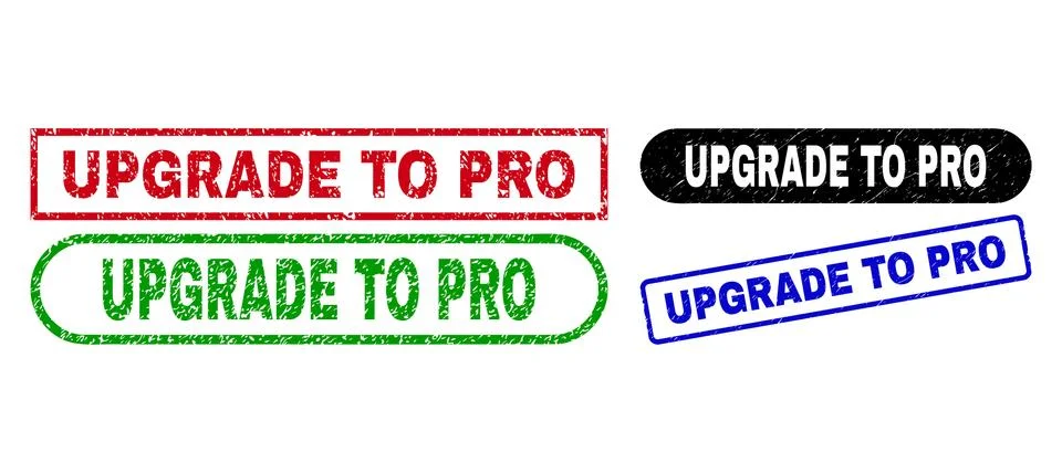 UPGRADE TO PRO Rectangle Stamp Seals Using Scratched Style Stock Illustration