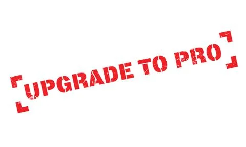 Upgrade To Pro rubber stamp Illustrazione stock