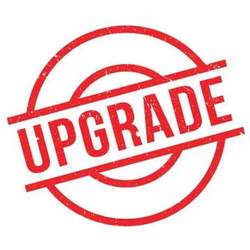 Upgrade rubber stamp イラスト素材