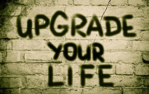 Upgrade Your Life Concept Upgrade Your Life Concept Copyright: xZoonar.com... Foto stock