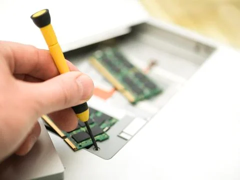 Upgrading Computer Memory Stock Photos