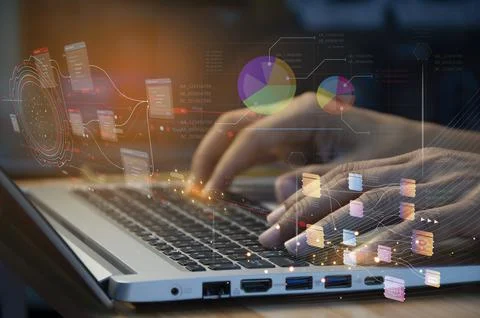 Upgrading concept Always keep the system up to date, developing AI Stock Photos