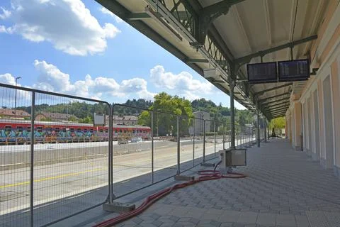 Upgrading Nova Gorica Train Station Stock Photos