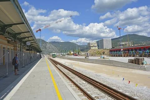 Upgrading Nova Gorica Train Station Stock Photos