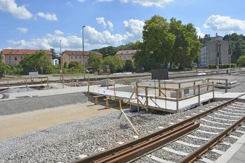 Upgrading Nova Gorica Train Station Stock Photos