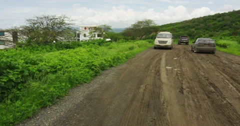 Uphill Drive Stock Footage 27497032