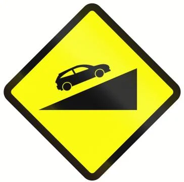 Uphill Grade In Indonesia Stock Illustration
