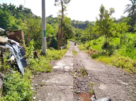 Uphill path.  Stock Photos