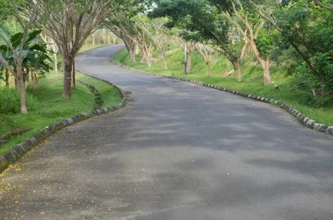 Uphill road 库存照片