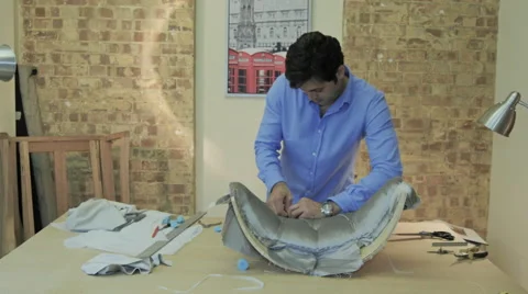 Upholstery 2 스톡 동영상 40336893