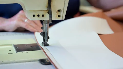 Upholstery factory Stock Footage 320166503