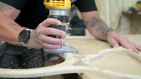 Upholstery factory Stock Footage 320166964