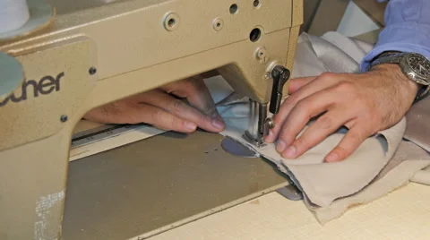 Upholstery, using a Sewing Machine 스톡 동영상 40336184