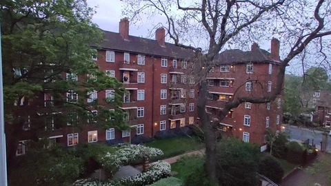 UPLIFTING CLAPPING FOR NURSES AND ESSENTIAL WORKERS COVID19 LOCKDOWN LONDON Stock Footage 128543924