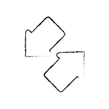 Upload and download イラスト素材