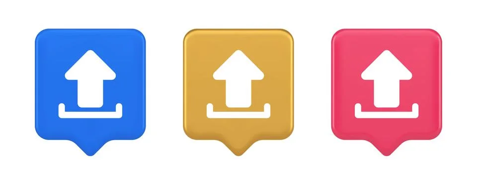 Upload up arrow button document multimedia file exchange connection cyberspac 스톡 일러스트