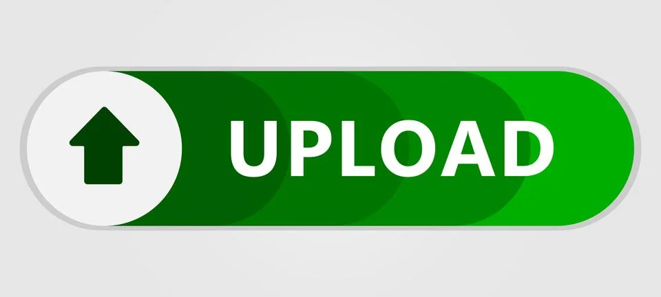 Upload button icon Illustrazione stock