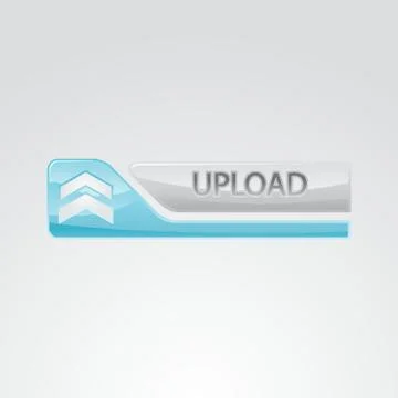 Upload Button Stock Illustration