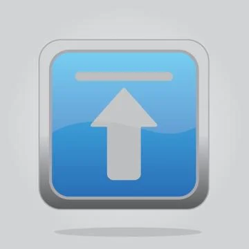 Upload Button Stock Illustration