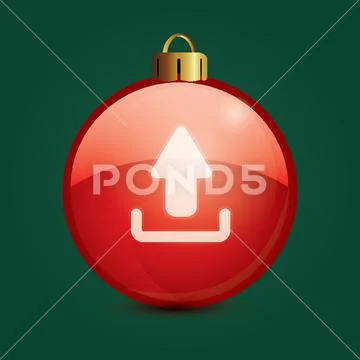 Upload Button Stock Illustration
