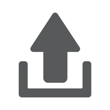 Upload button. Load Stock Illustration