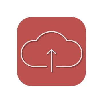 Upload To Cloud Computing System Design イラスト素材