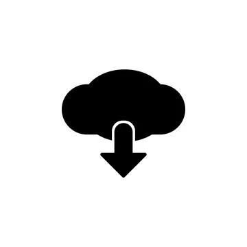Upload from the cloud icon. Element of minimalistic icon for mobile concept and 스톡 일러스트