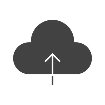 Upload to Cloud icon vector image. Stock-Illustration