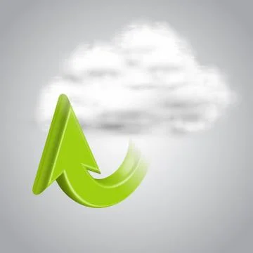 Upload to cloud, vector. 스톡 일러스트