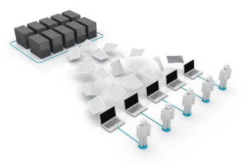 Upload document Illustrazione stock