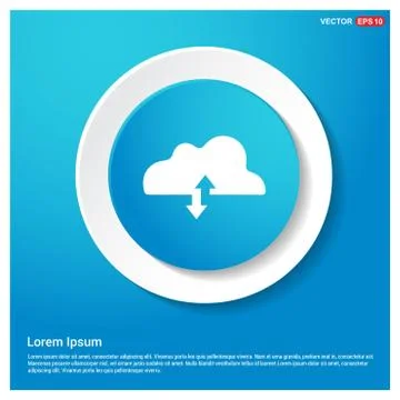 Upload Download Cloud Icon Stock Illustration