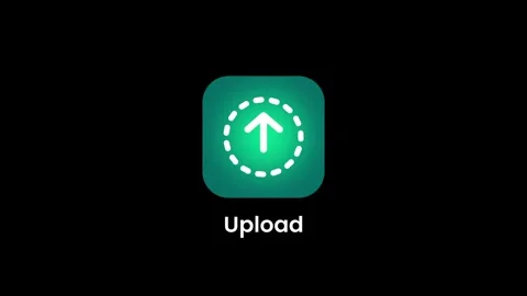 Upload File Transfer App Stock Footage 334471134