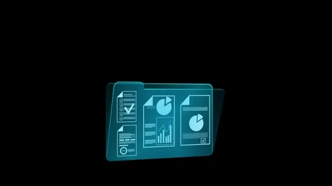 Upload files in the folder animation Stock Footage 329503597