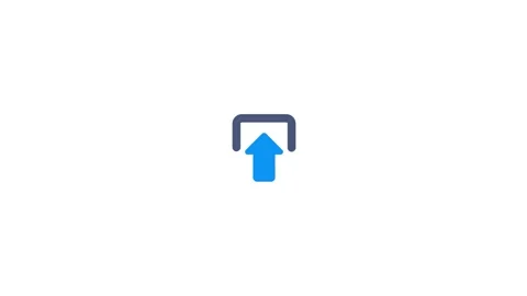 Upload icon animation for video motion graphics 库存影片 205199288