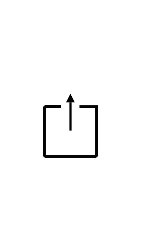 Upload icon animation on white background. Upload icon black digital data s.. Stock Footage 346053248