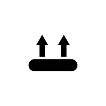 Upload Icon In Flat Style Vector For Apps, UI, Websites. Black Icon Vector Stock Illustration