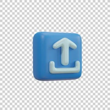 Upload icon. Load internet data symbol. Stock Illustration