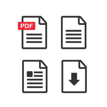 Upload icon vector. Document text icon. Upload information Stock Illustration