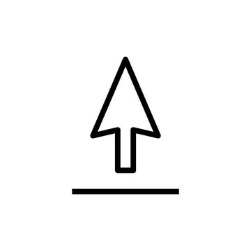 Upload icon vector illustration. load data sign and symbol Stock Illustration