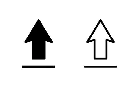 Upload icon vector illustration. load data sign and symbol Stock Illustration
