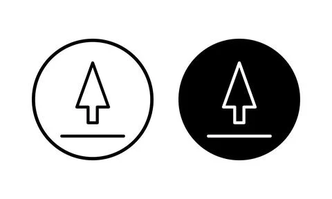 Upload icon vector illustration. load data sign and symbol Stock Illustration