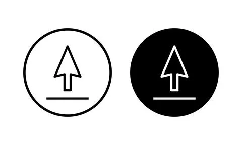 Upload icon vector illustration. load data sign and symbol Stock Illustration