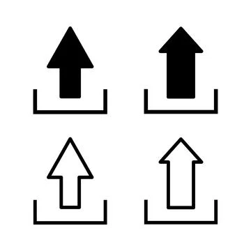 Upload icon vector illustration. load data sign and symbol 스톡 일러스트
