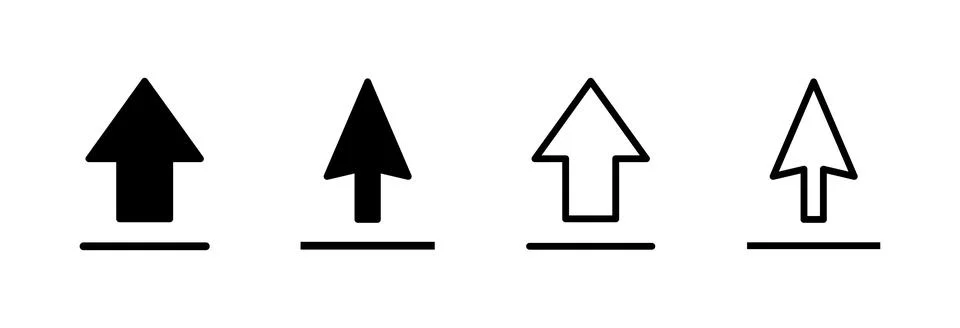 Upload icon vector illustration. load data sign and symbol Stock Illustration