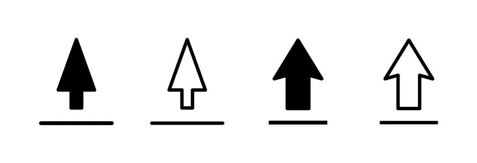Upload icon vector illustration. load data sign and symbol Illustrazione stock