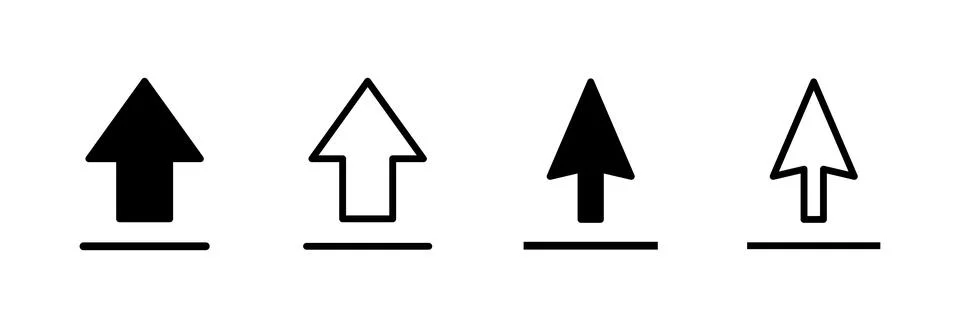 Upload icon vector illustration. load data sign and symbol Illustrazione stock