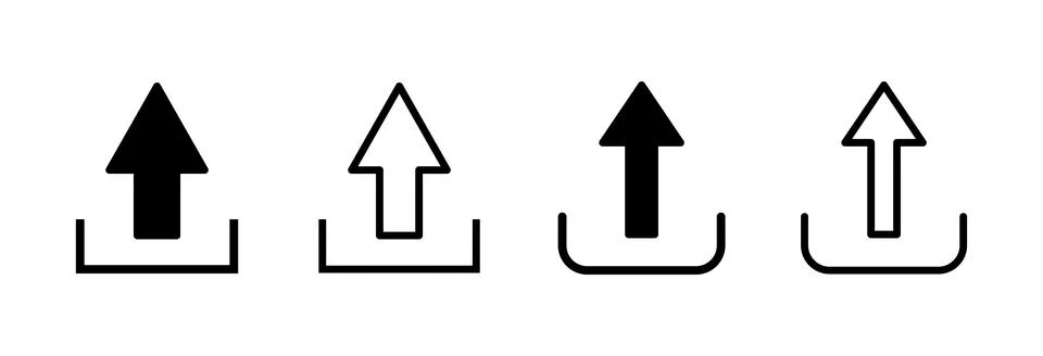 Upload icon vector illustration. load data sign and symbol 스톡 일러스트