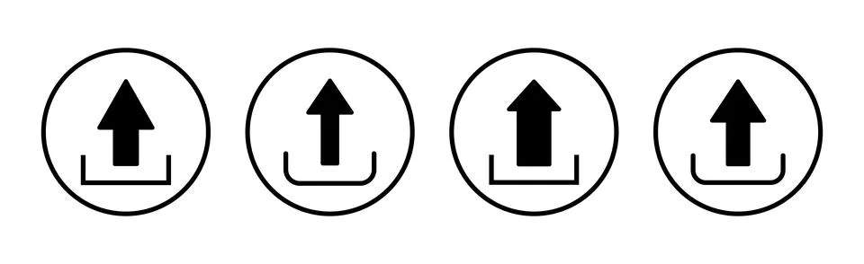Upload icon vector illustration. load data sign and symbol 스톡 일러스트
