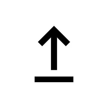 Upload icon vector. load data symbol Stock Illustration