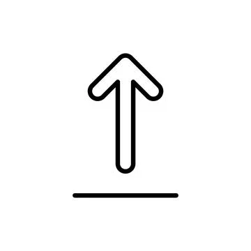 Upload icon vector. load data sign and symbol Stock Illustration